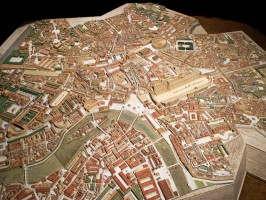Römische Strassen Rom-Diorama-gesamt