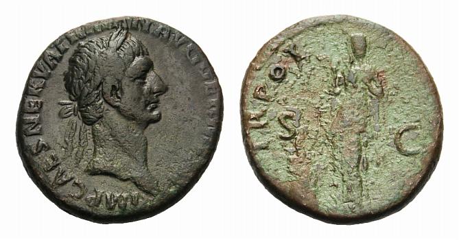 Claudius AS Rom 98-99 n. Chr.  Pietas vor Altar